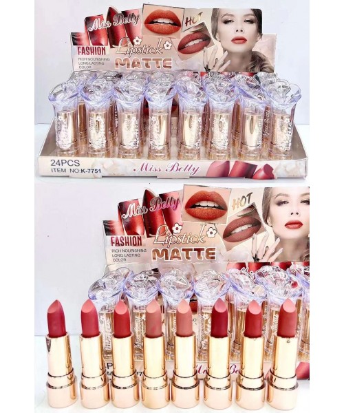 LABIAL MATTE MISS BETTY K-7751 x24 /CAJA LABIAL MATTE MISS BETTY K-7751 x24 /CAJA