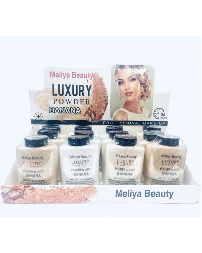 POLVO SUELTO BANANA MELIYA BEAUTY S002 x12 /CAJA