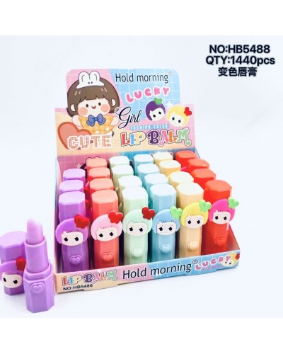 LABIAL MAGICO CUTE LIP BALM HOLD MORNING HB5488 x24 /CAJA