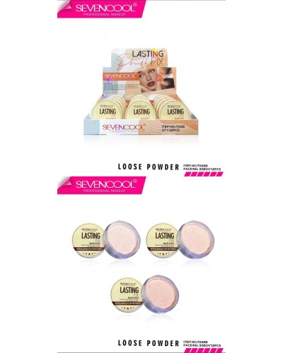 POLVO SUELTO LASTING FIT SEVEN COOL 7028B x12 /CAJA