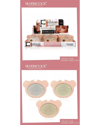ILUMINADOR FASHOIN SEVEN COOL 6776B x12 /CAJA