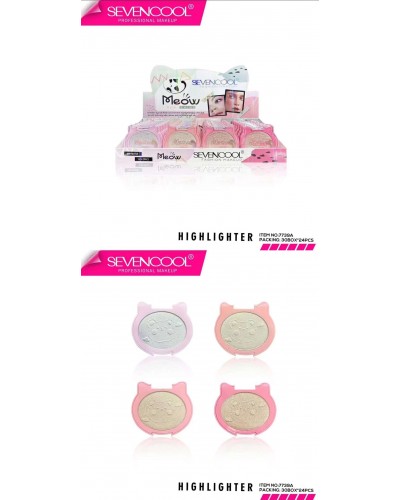 ILUMINADOR MEOW SEVEN COOL 7739A x24 /CAJA