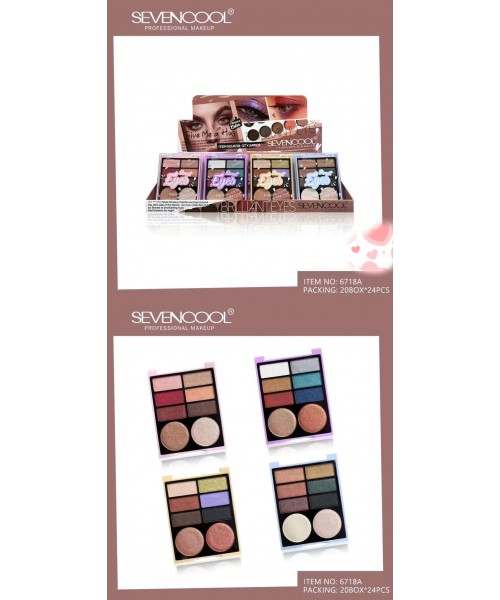 SOMBRA BRILLANT EYES SEVEN COOL 6718A x24 /CAJA SOMBRA BRILLANT EYES SEVEN COOL 6718A x24 /CAJA
