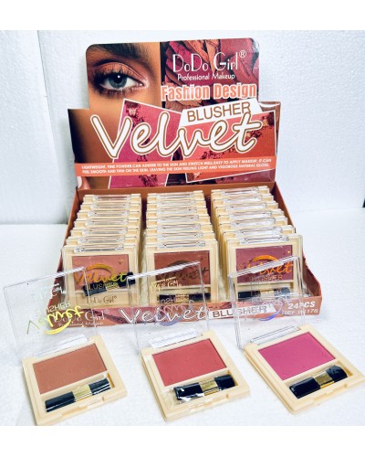 RUBOR VELVET BLUSHER DODO GIRL D4178 x24 /CAJA