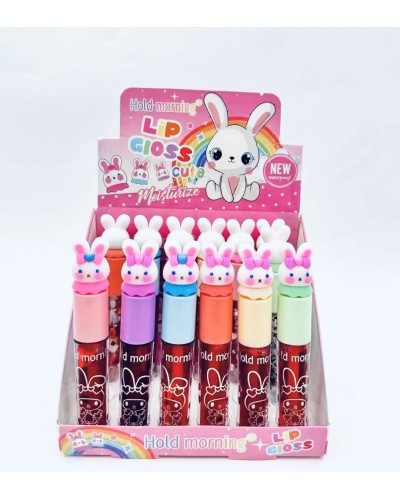 TINTA  LIP GLOSS CONEJO HOLD MORNING HL5643 x24 /CAJA
