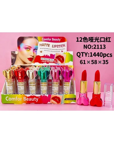 LABIAL MATTE COMFOR BEAUTY CX2113 x24 /CAJA