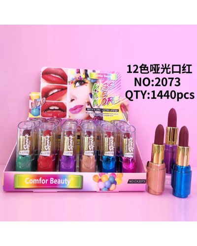 LABIAL MATTE KISS ME MORE COMFOR BEAUTY CX2073 x24 /CAJA