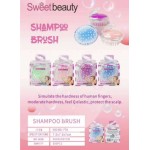CEPILLO MASAJEADOR CAPILAR TRANSPARENTE SWEET BEAUTY 