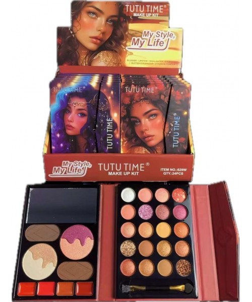 SOMBRA SURTIDAS 28TONOS TIPO LIBRETA MY STYLE TUTU TIME 629W x12 /CAJA SOMBRA SURTIDAS 28TONOS TIPO LIBRETA MY STYLE TUTU TIME 629W x12 /CAJA