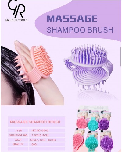 CEPILLO MASAJEADOR CAPILAR FLEXIBLE 2 EN 1