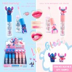 LIP GLOSS STITCH CON GUITARRA  HOLD MORNING HL6140-B x24 /CAJA