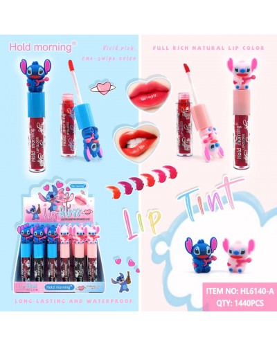 TINTA LIP GLOSS STITCH CON GUITARRA  HOLD MORNING HL6140-A x24 /CAJA