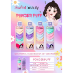 SET BORLAS CORAZON PARA POLVO SWEET BEAUTY 8PCS 