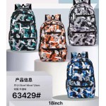 BOLSO TIPO MORRAL  ESTAMPADO CABALLERO 63429