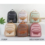 BOLSA ESTAMPADA M CON LAZO Y CORAZON