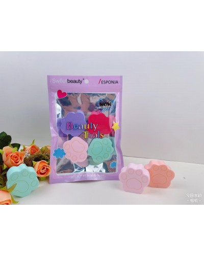 SET ESPONJA MANO DE OSITO 4PCS