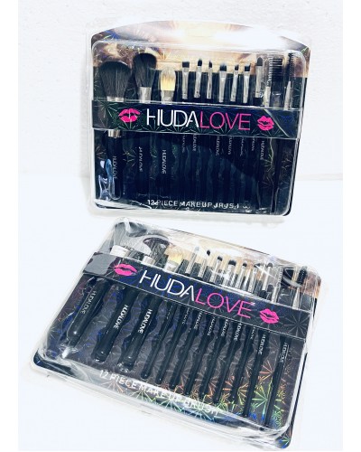 KIT BROCHAS HUDA LOVE 12PCS