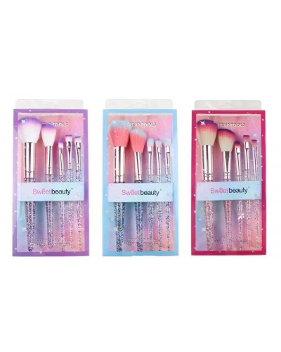KIT BROCHAS SWEET BEAUTY ESCARCHADA 5PCS
