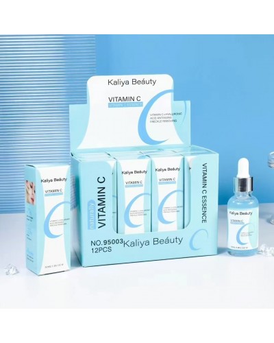 SERUM FACIAL VITAMINA C+ ACIDO HIALURONICO KALIYA BEAUTY 95003 x12 /CAJA