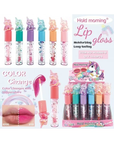 LIP GLOSS LABIAL UNICORNIO HOLD MORNING HL5886B x24 /CAJA