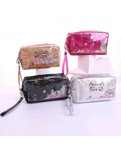 PORTA COSMETICO GATICO ESCARCHADAS