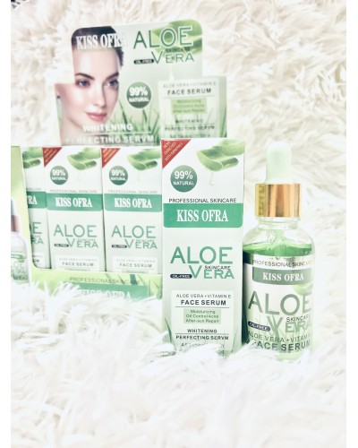 SERUM FACIAL DE ALOE VERA CON VITAMINA E KISS OFRA N8006 x12 /CAJA