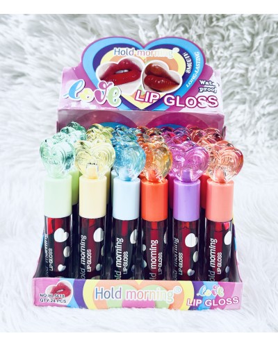 TINTA LABIAL CORAZON FRIEND CRISTAL HOLD MORNING HL5618 x24 /CAJA