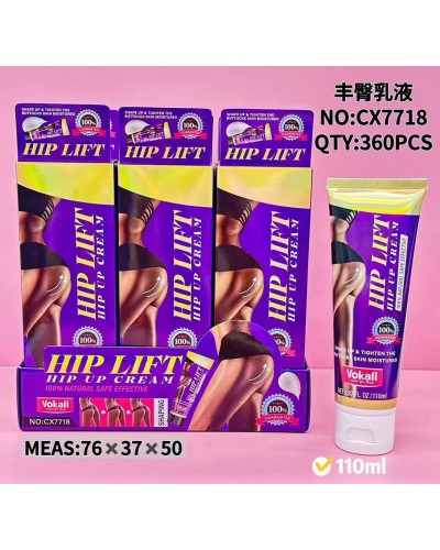 CREMA VOLUMINIZADORA HIP LIFT VOKALI 110ML CX7718 x12 /CAJA