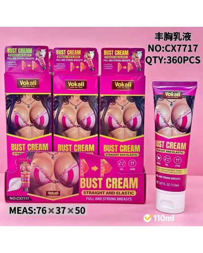 CREMA VOLUMINIZADORA BUST CREAM VOKALI 110ML CX7717 x12 /CAJA