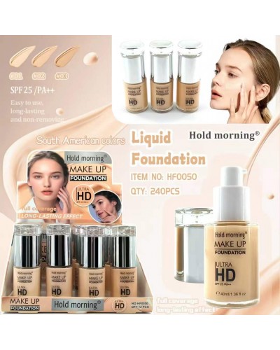 BASE VIDRIO MAKE UP ULTRA HD HOLD MORNING HF0050 x12 /CAJA