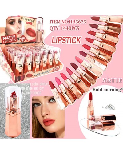 LABIAL MATTE DIAMANTE HOLD MORNING HB5675  x24 /CAJA