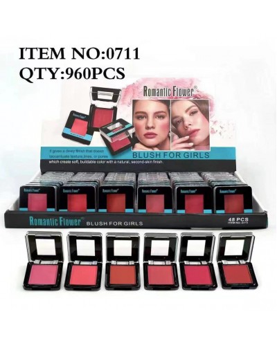 RUBOR BLUSH FOR GIRLS ROMANTIC FLOWER 0711 x48 /CAJA