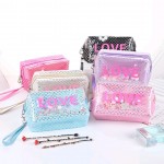 PORTA COSMETICO LOVE CON PERLA