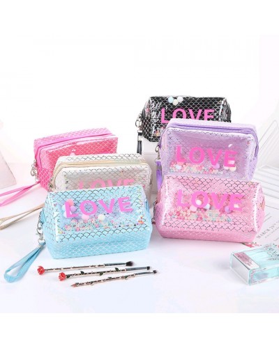 PORTA COSMETICO LOVE CON PERLA