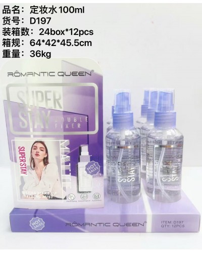 FIJADOR DE MAQUILLAJE SUPER STAY ROMANTIC QUEEN 100ML D197 x12 /CAJA