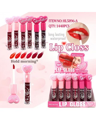 TINTA LABIAL CORAZON LOVE HOLD MORNING HL5896A x24 /CAJA
