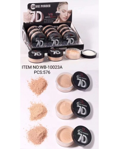 POLVO SUELTO 7D WARDA BEAUTY WB-10023A x12 /CAJA