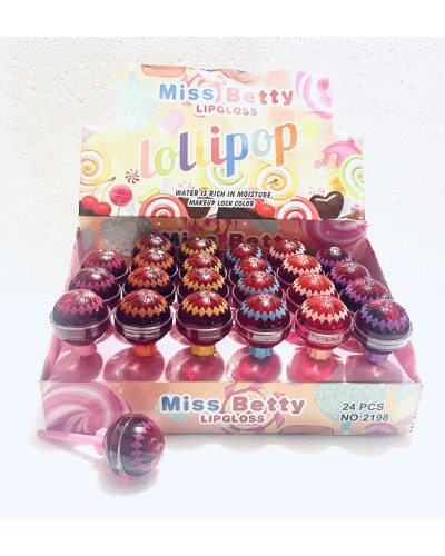 LIP GLOSS LOLLIPOP MISS BETTY  2198  x24 /CAJA