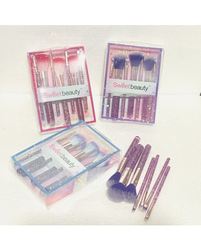 SET BROCHA SWEET BEAUTY  7PCS GRUESAS