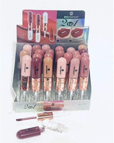 BRILLO MATTE C/ GLOSS 2 EN 1 ECCSECE L-1105 x24/CAJA