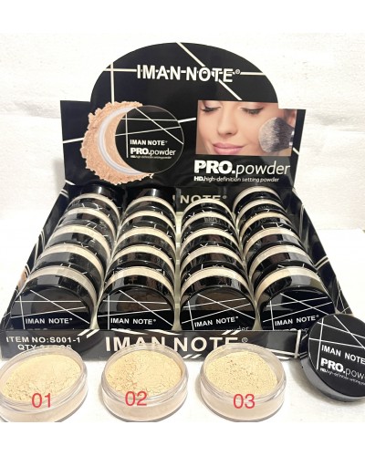 POLVO SUELTO IMAN NOTE PRO POWDER   x24 /CAJA