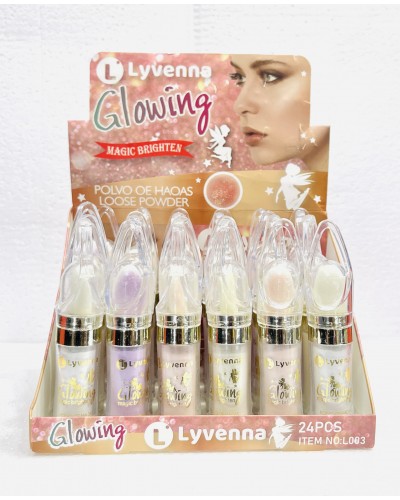 POLVO DE HADA GLOWING LYVENNA L003 x24 /CAJA