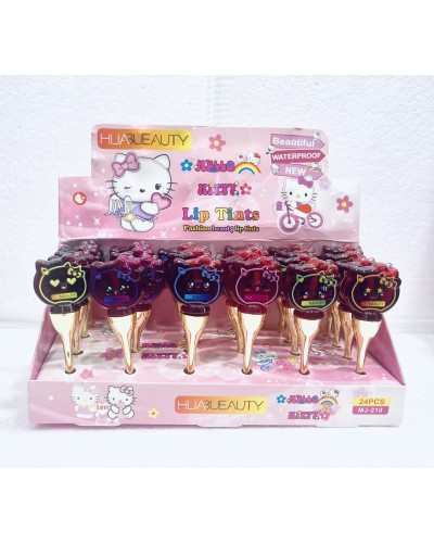 TINTA LABIAL HELLO KITTY HUDA BEAUTY MJ-210 x24 /CAJA