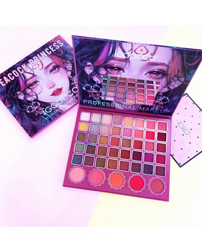 PALETA SOMBRA PEACOCK PRINCESS IGOODCO 45 TONOS