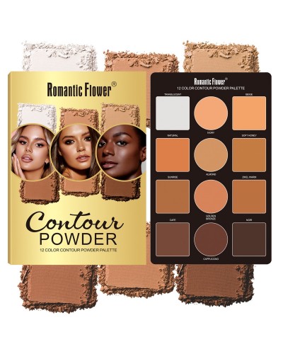 PALETA CONTONO ROMANTIC FLOWER 12 TONOS 8051