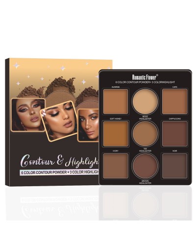 PALETA CONTONO ROMANTIC FLOWER 9 TONOS 8052 