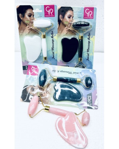 RODILLO DE JADE EXFOLIANTE 2PCS  BX-69