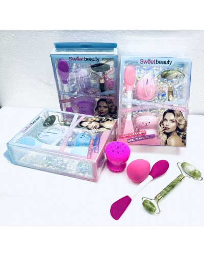SET DE LIMPIEZA FACAL SWEET BEAUTY 4PCS BX3788