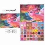 PALETA SOMBRA BRIGHT COLOR COCO URBAN 48 TONOS