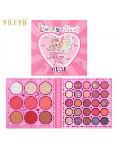 PALETA SOMBRA LUCKY LOVE YILEYB 34 TONOS